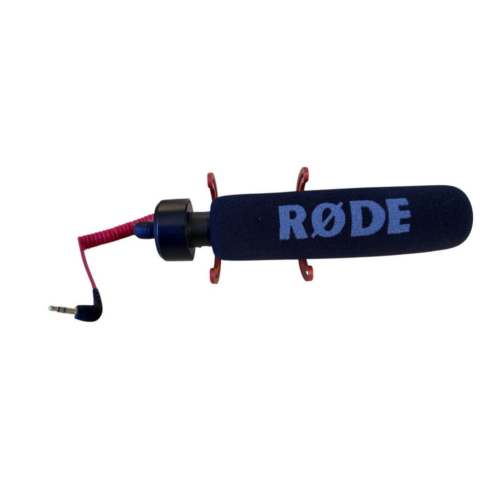 Rode VideoMic GO Microphone Black Red Good Shotgun Vlogging Mic